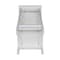International Concepts Rectangle 30 in X-Sided Plant Stand Snow, 12 W, 12 L, 30 in H, Wood, White OT08-3070X - alternate 5
